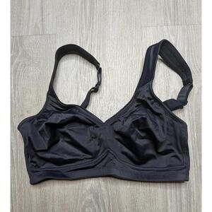 Rosa Faia Bra Womens 32F Black Wireless Full Coverage Microfiber T-Shirt